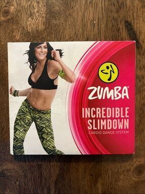 Zumba Incredible Slimdown Cardio Dance System - 4 DVV Set